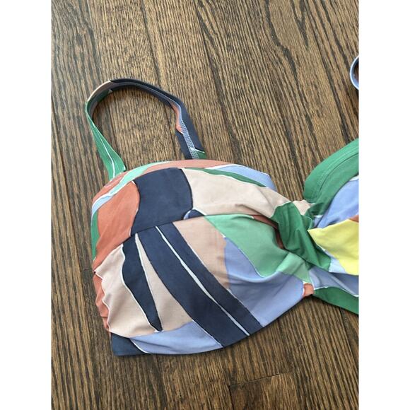 Artesands L'Avana Multi Botticelli Bandeau Bikini Top Size 10 Underwire NWT - Picture 6 of 13